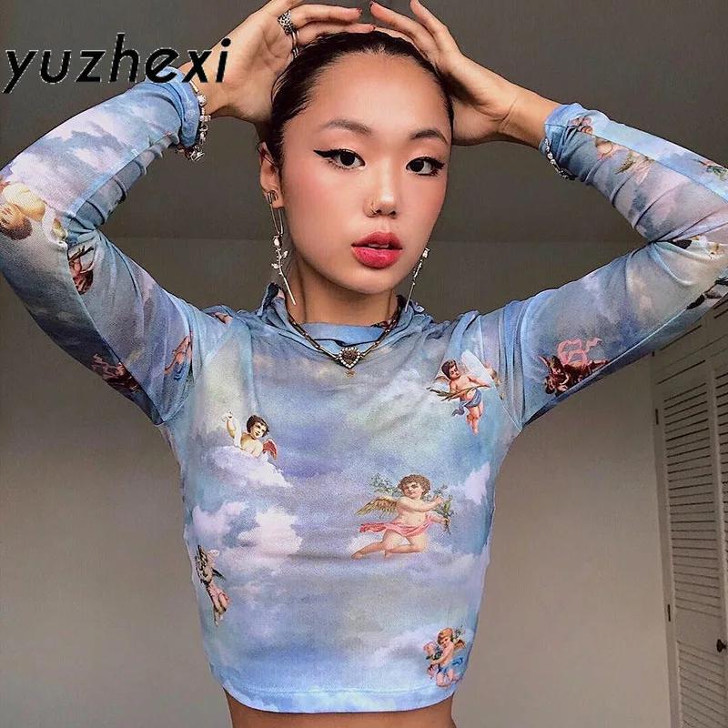 YUZHEXI ťǵ  Ʈ ޽ ý ũž  Ƽ , Y2K ƮƮ ũ Ƽ